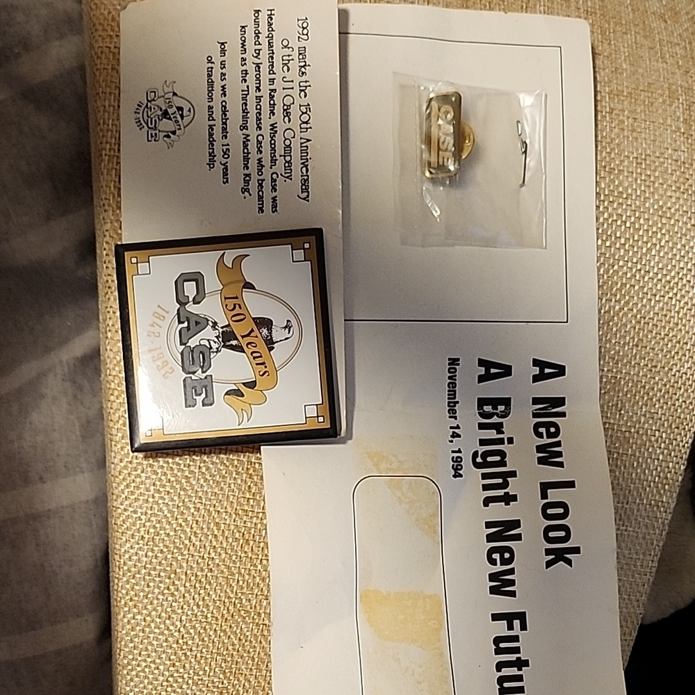 Vintage C.A. Re Pin/ From Case Company
